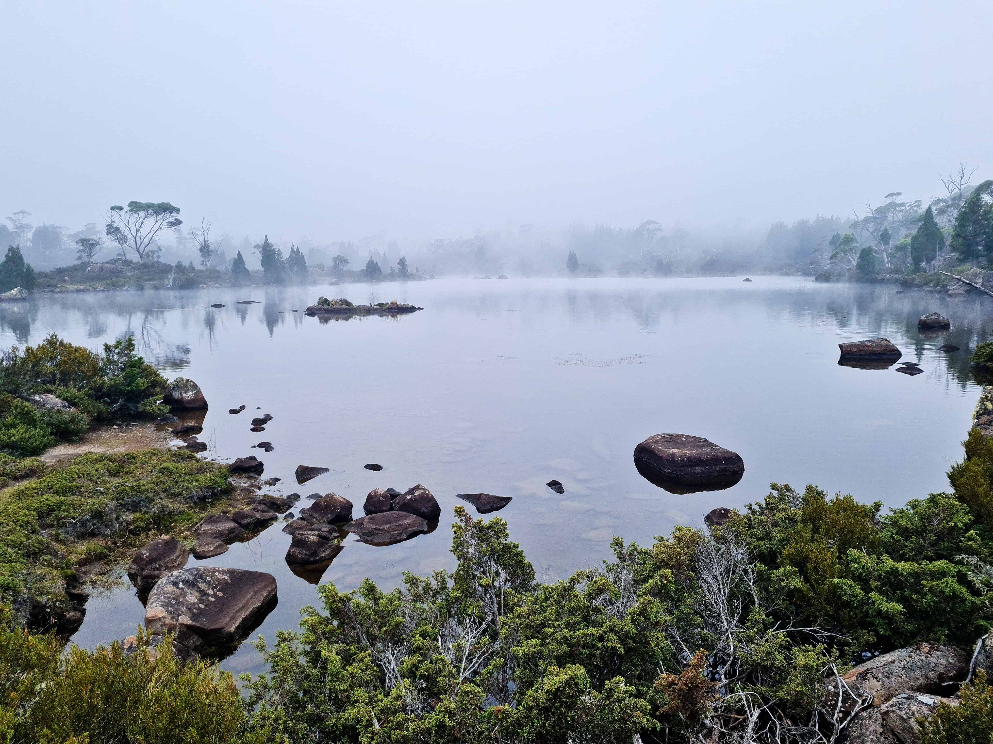 As part of a six-day solo road trip across Tasmania, I hiked the wild and inspiring alpine Walls of Jerusalem linear trail over two nights in February 2022.